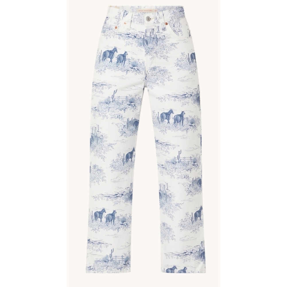 NWT Levi's premium western toile ribcage straight ankle jeans w26 🤠